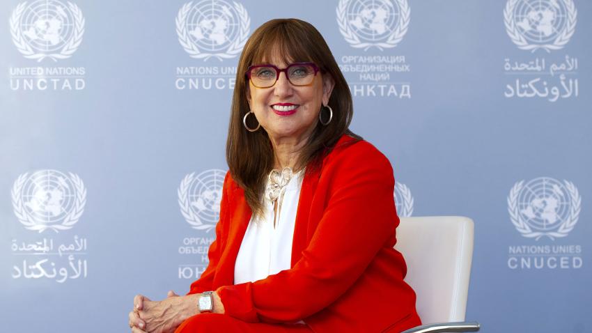 portrait photo of UNCTAD Secretary-General Rebeca Grynspan