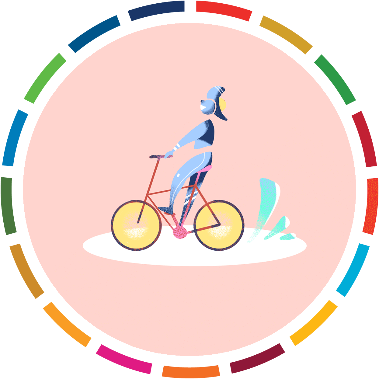ride on bicycle icon